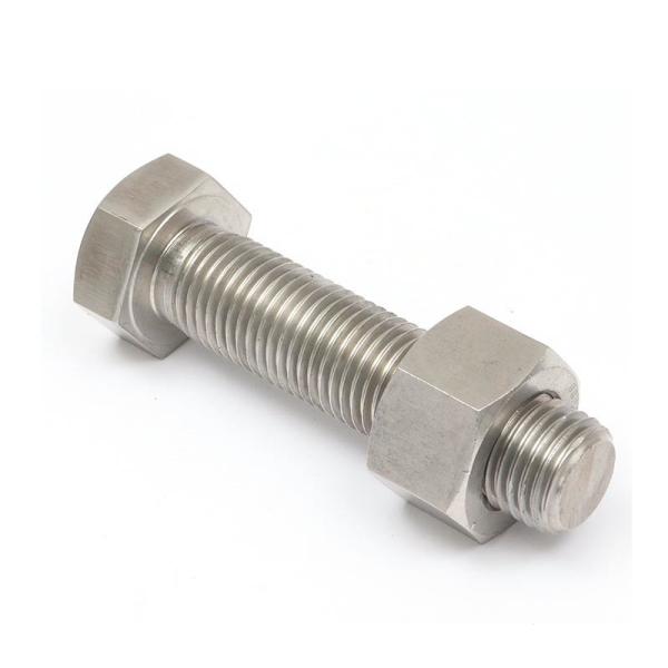 316 Stainless Steel Hex Bolts And Nuts DIN933 DIN931 High Tension A4 80