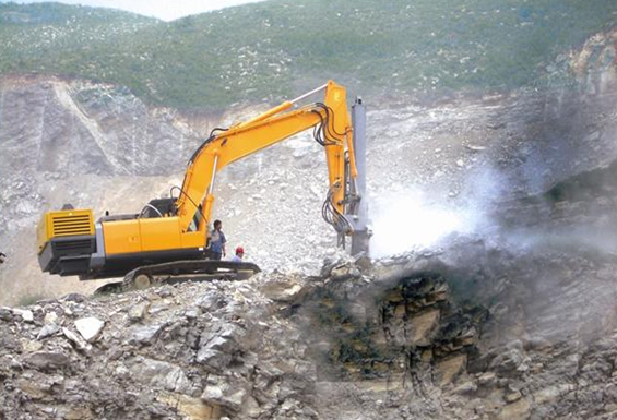 Приток воздуха минируя хорошо снаряжение сверла экскаватора 15t 80m