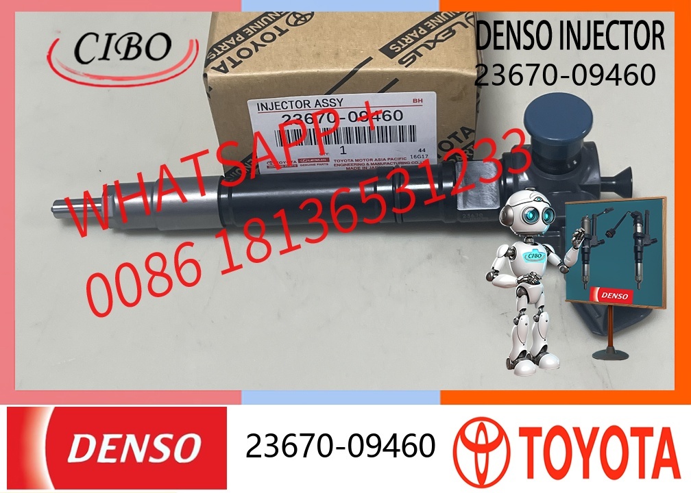 Fuel Injector 295700-1140 23670-0E070 for Toyota Hilux 2GD Diesel Engine OE 2367009460 23670-09460