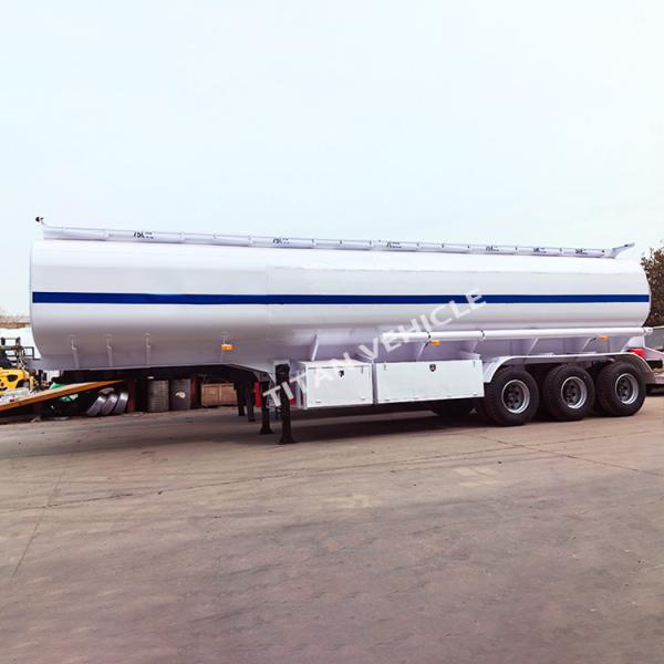 TITAN 3 Axle 42000 Liters Fuel Tank Semi Trailer Oil Diesel Fuel Tanker Trailer for Sale in Ghana