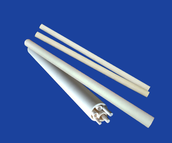 Industrial 1850mm Alumina Ceramic Corundum Tube