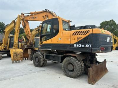 Hyundai 210W-9T Used Wheel Excavator 22T With Cummins Engine 140kW