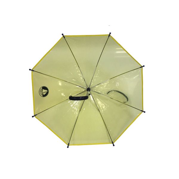 Ручка крюка ПОЭ Матерайльс желтого цвета зонтика компактных детей ясная пластиковая