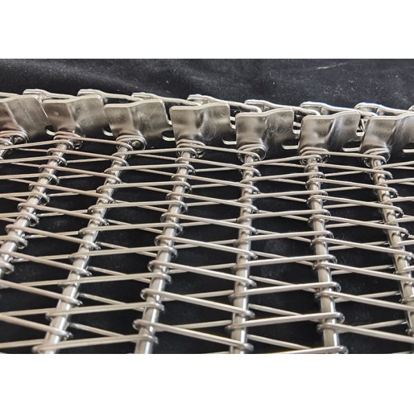 1.6m Width Food Grade Wire Mesh Belt For Frozen Food Industries