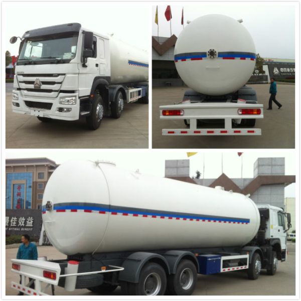 8X4 Mobile LPG Tank Trailer Truck Big Lpg Iso Tank Container As Special Vehicle