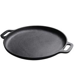 Outdoor Camping Bbq Plate 30cm Metal Material Cast Iron Reversible