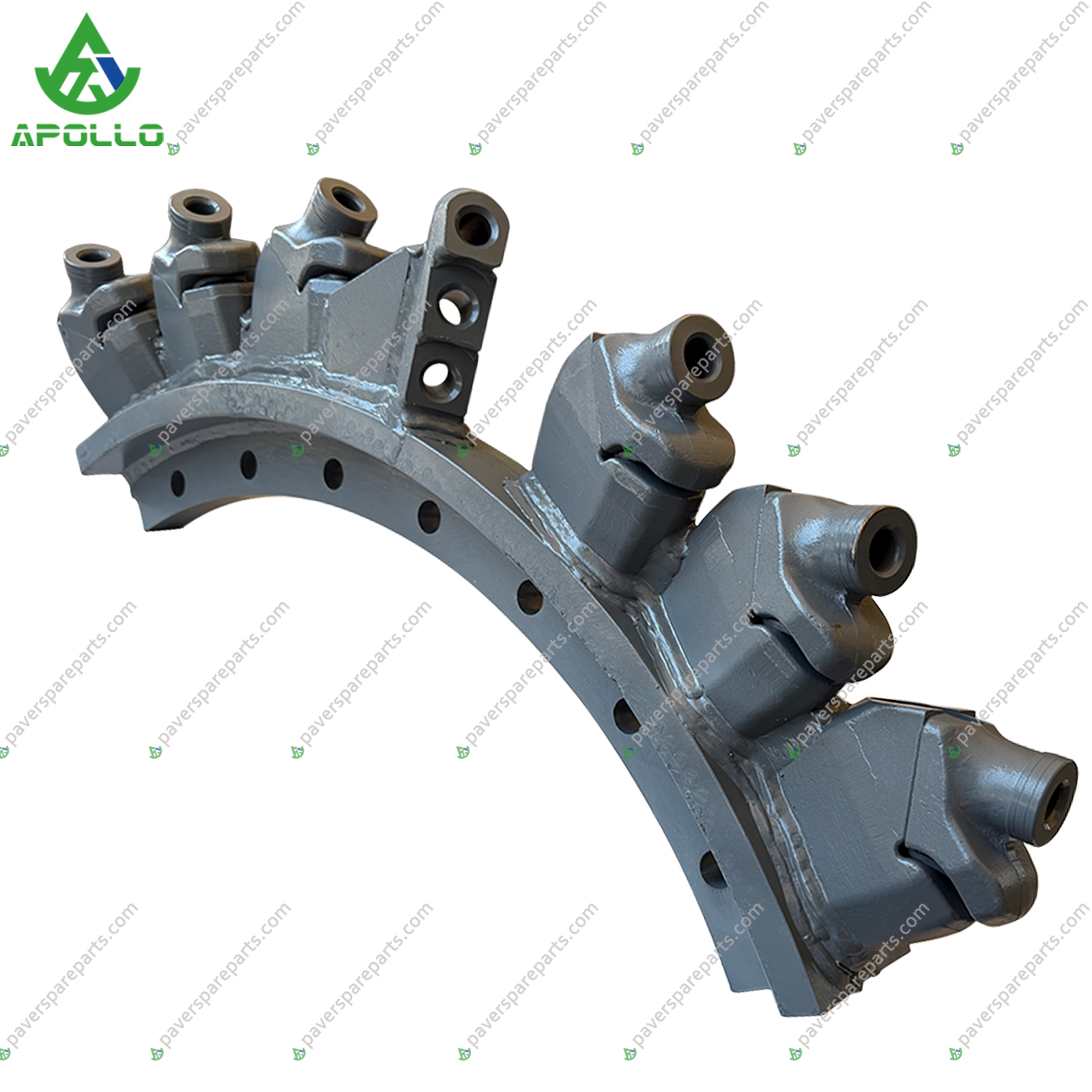 APOLLO 160913 Quarter Milling Drum Left WR2500S Milling Drum Segment Equipped with AP03-D20 Tool Holder For Road Milling Machine