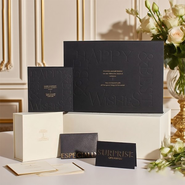 Luxury Gold Silver Gradient Lipstick Folding Box