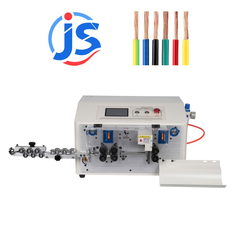 Multi Core Automatic Cable Cutting Machine Touch Screen Wire Cutting Stripping Machines