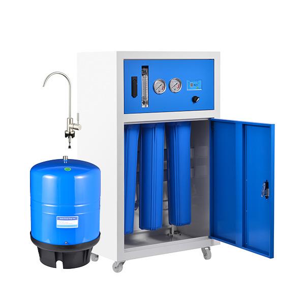 400GPD 600GPD 800GPD Commercial RO Reverse Osmosis System Cabinet With Dual Pump Dual Membrane