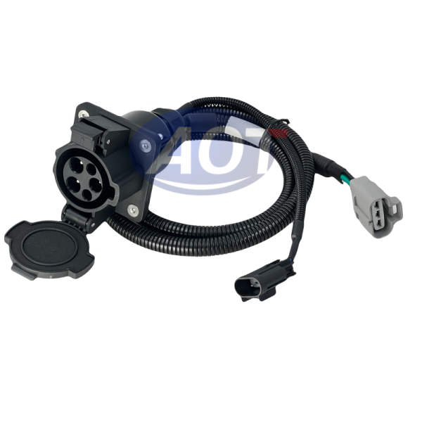 Type 1 EV Inlet Socket J1772 16A/32A EV Charging Plug To Aptiv 13510099 6189-0165 Adapter Cable