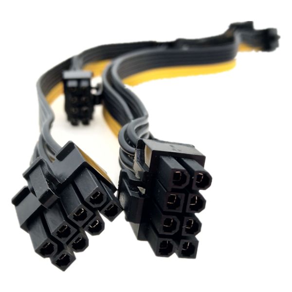 30cm  8 pin gpu graphics card power cable 600V voltage