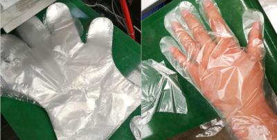 3m Length Disposable Plastic Glove Making Machine , 50pcs/Min PE Glove Machine