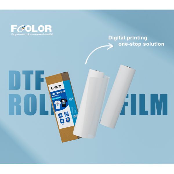 PET DTF Film 75u For Clothing Printing , 30cmx100m High Transfer Rate Dtf Printing Film