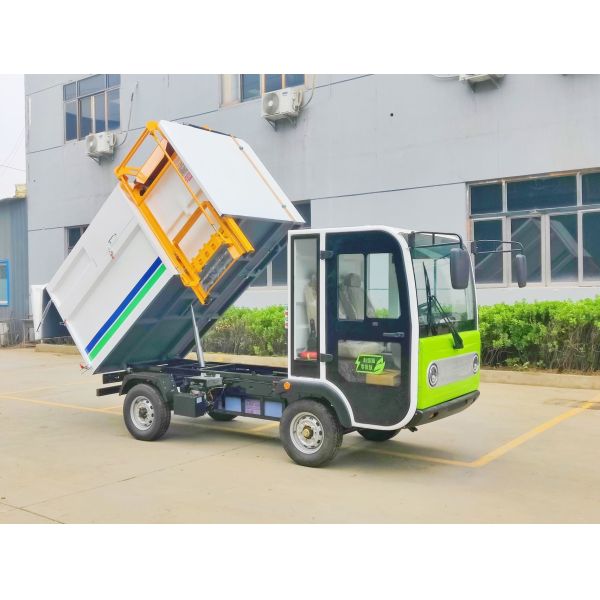 Pure Electric Asian City Sanitation Garbage Truck for Underground Collection and Cargo Transport