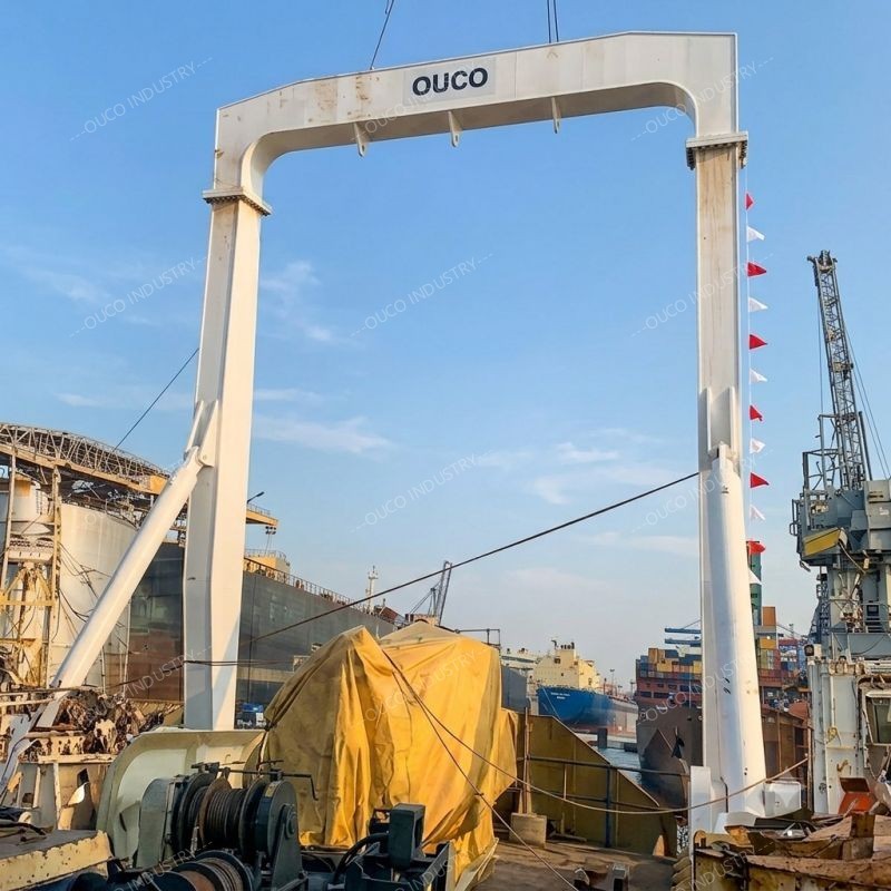 35 TON SWL Marine A Frame for OSV Vessel