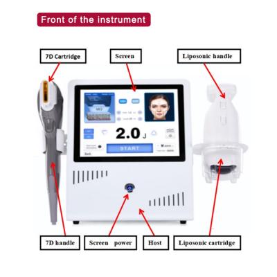 SMAS Lifting HIFU Slimming Machine 2 In 1 7D Liposonix Focused Ultrasound Device