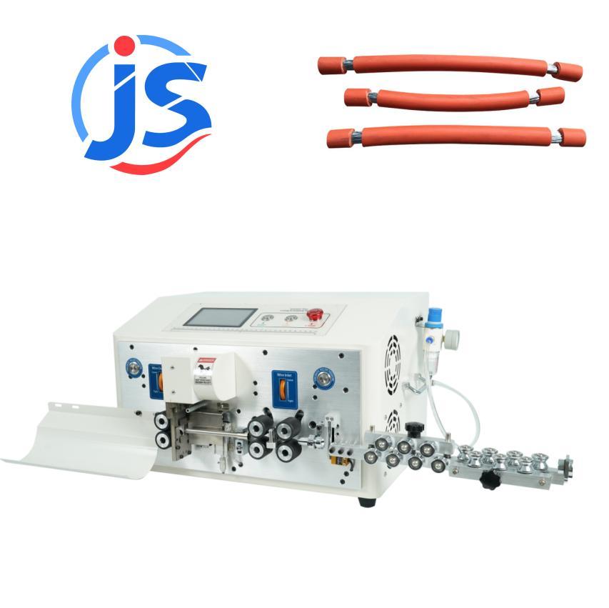 5 Inch Touch Screen Wire Cutter and Stripper Machine Round Sheathed Automatic