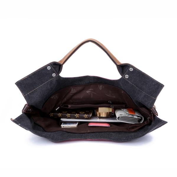 Latest Women Gender and Cotton Canvas Fabric Material Handbag bolsas femininas bolsas cloe