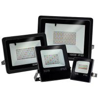 270 graus 100 luzes de inundação exteriores do diodo emissor de luz de W 50 W RGB