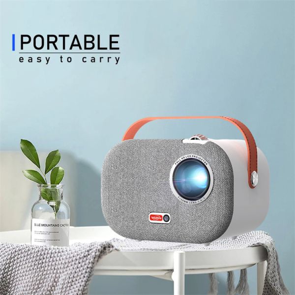 Smart Android WIFI Mobile 2K 4K 3D Mini LED Projector 18000 Lumens Short Throw Projector Mobile Phone Projector