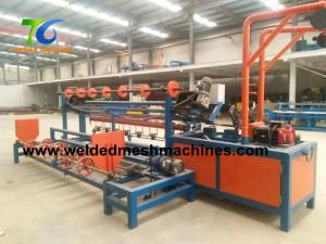 30mm semi auto 80mm Diamond Mesh Wire Making Machine 180m2/H