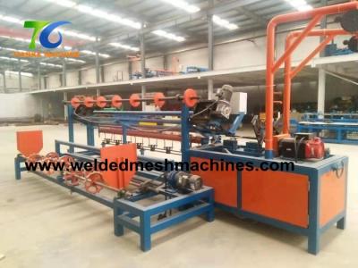 30mm semi auto 80mm Diamond Mesh Wire Making Machine 180m2/H