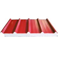 1 - 4 mm PU Sandwich Panel Machine PU Coated Roofing Tile Forming Machine