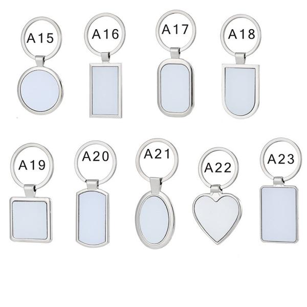 Sublimation Bottle Opener Keychain Blank Custom Print Multifunctional Metal Keychain Sublimation Bottle Opener