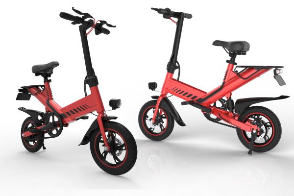Portable Magic Weapon Fold Up Electric Bike 14'' Aluminum Alloy 40KM Pure Mileage