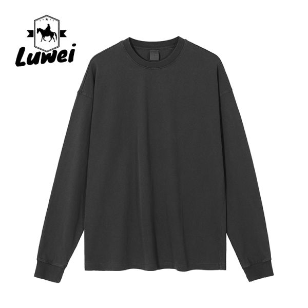 Impresión 100% de algodón ropa callejera con kit bordado tejido de costumbre khaki camisetas con capucha y sudaderas para hombres