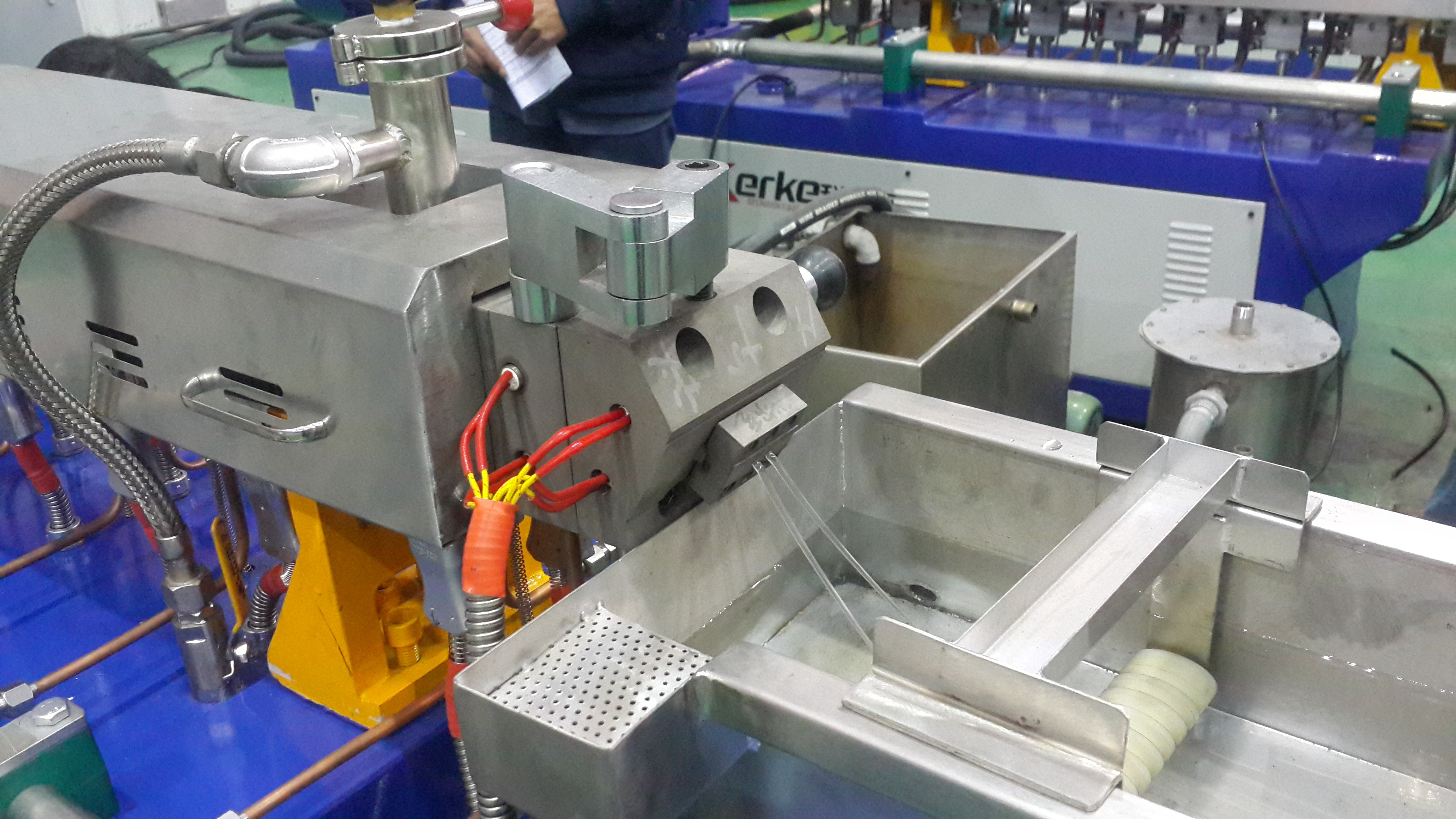 Twin Screw Extruder for Degradable Agricultural Film Plastic Raw Material