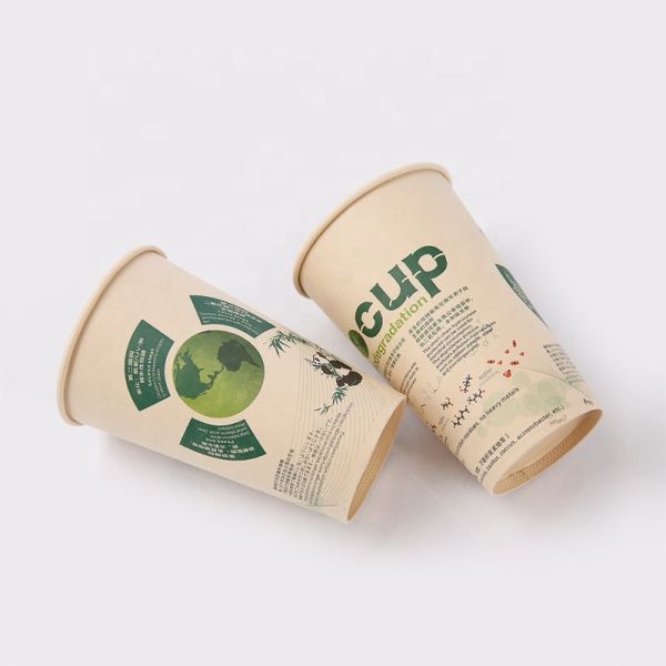 230gsm To 300gsm Single Wall Recyclable Paper Cups With Logo