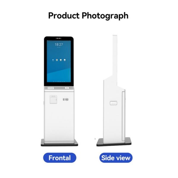 43 Inch Android Automatic Touch Screen Restaurant Self Ordering Machine With Scanner and Printer