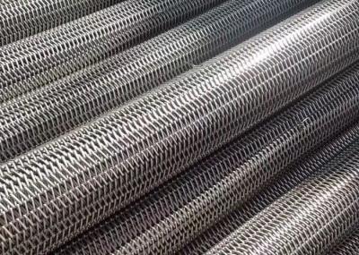 Oven Balanced Weave Conveyor Wire refrigerando de vidro Mesh Belt