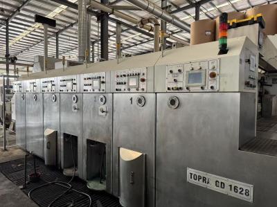 Topra Four Color Printing Slotter Die Cutter With Stacker For Used Dongfang Machinery