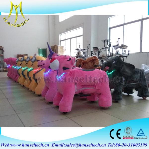 Hansel battery electric riding animals motorized animal walking animals bike for sale amusement park riding for children