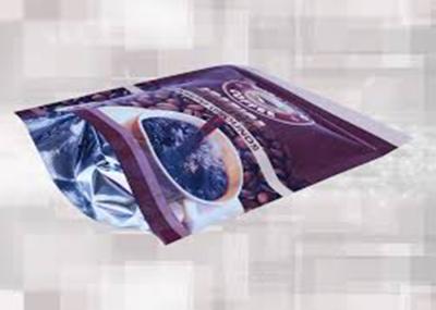 Colorful Printed Plastic Aluminum Foil Packaging Bags Compostable Zipper Side Gusset Flat Bottom