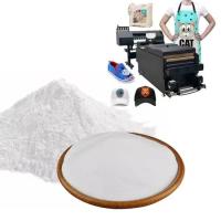 Transfert thermique textile poudre de DTF noire adhésive à fusion chaude poudre de DTF blanche