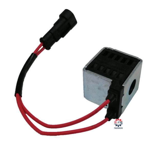 12V Excavator Solenoid Valve Coil Xiagong 822 37MM 18MM