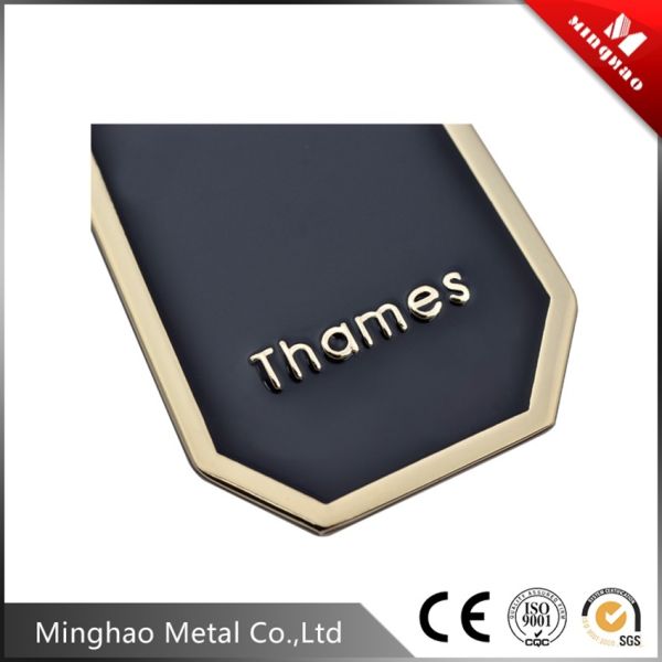 Luxury logo 45.9*32.67mm black decoration accessories chain for bag parts