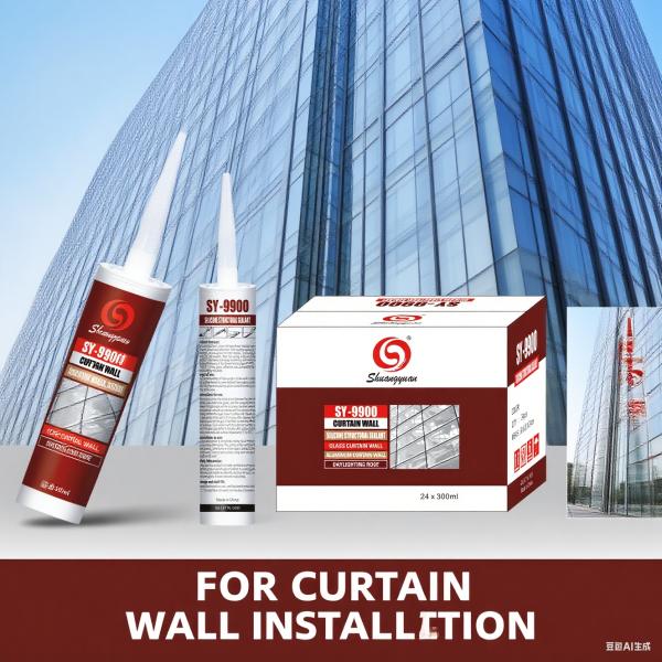 High Strength Neutral Silicone Structural Sealant, Long-Lasting Weatherproof for Buildings