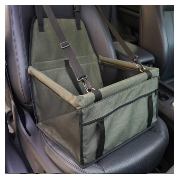 Blue 45cm Pet Car Booster Seat SGS Dog Car Seat Basket