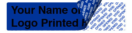 Colorful Logo Printed Tamper Proof Security Labels With Serial Numbering