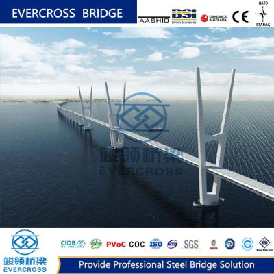 Heavy Load Suspension Type Bridge Structural Steel Bridge Custom Made