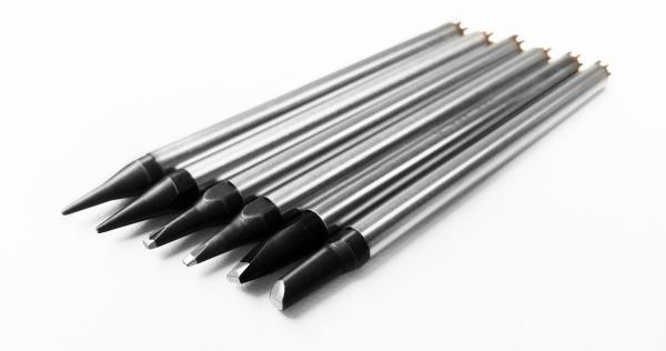 Silver Robotic Soldering Tips Replacement Durable With Apollo Seiko Craftsman