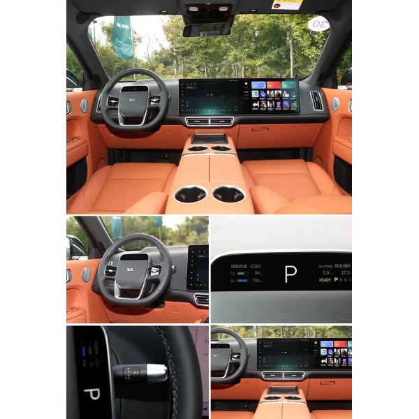 ABS-Equipped Li L8 6-Seat Large SUV Plug-in Hybrid Energy Vehicle for Household in 2024