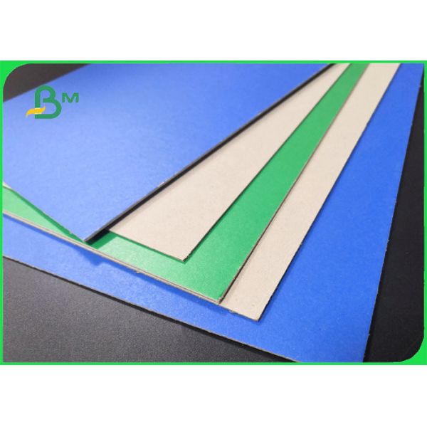 1mmファイル ホルダーのための1.2mmは緑/青の覆われた灰色のボール紙薄板になった