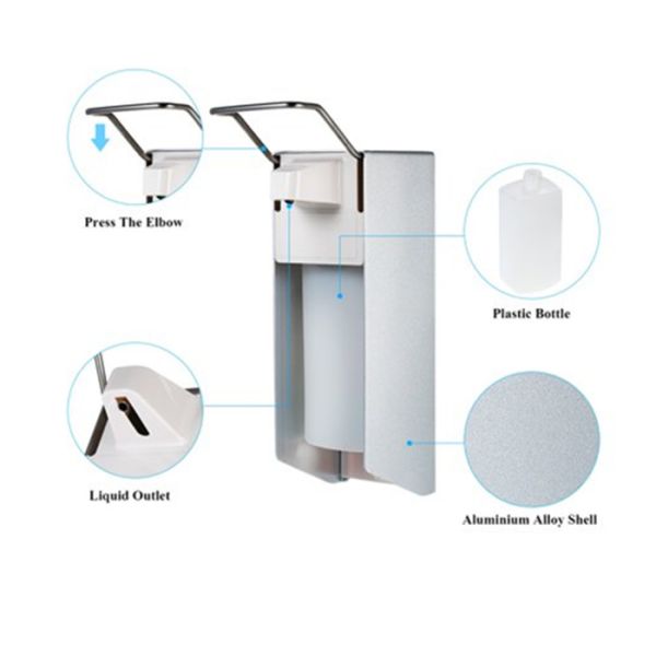 Dispenser Sanitizer 500ML Hand Soap Holder Dispensador