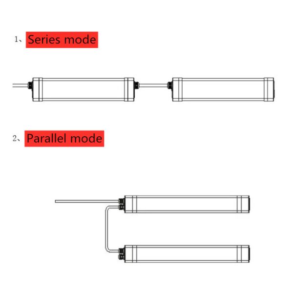 3000K - 6500К делают алюминий светильников/тело водостойким приведенные 20В 40В ПК 3 лет гарантии
